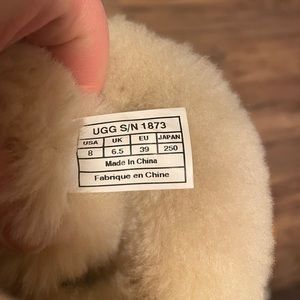 Brown button up UGG boots